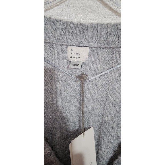 a new day-gray women's sweater size small - Picture 6 of 8